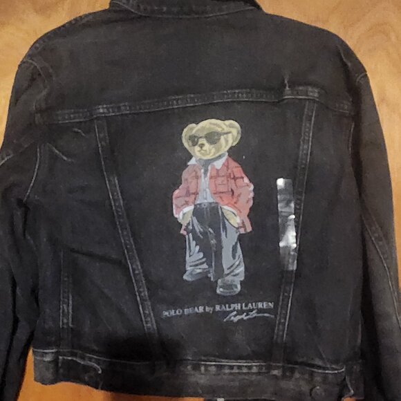 Ralph Lauren Bear Jean Jacket - Picture 1 of 2